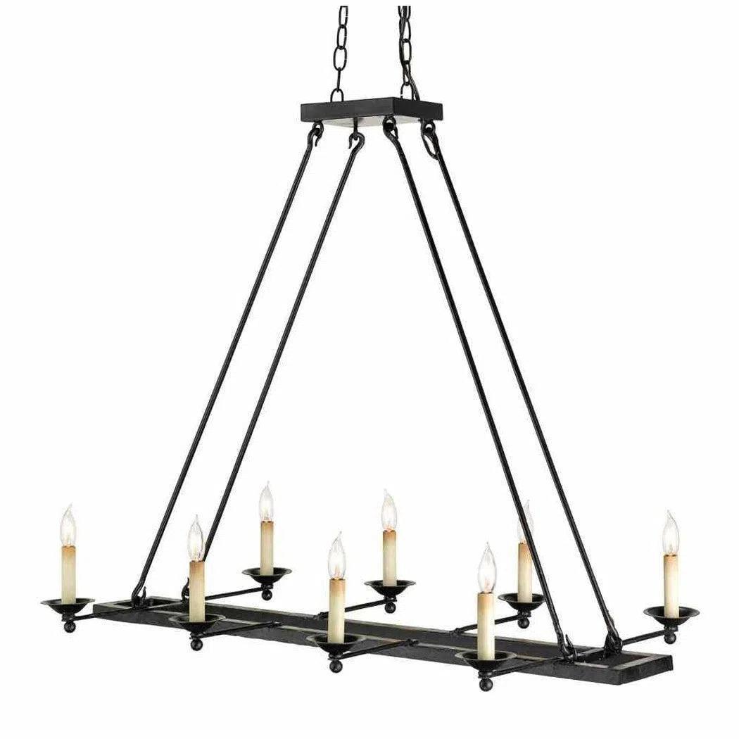 Chandeliers with Metal Frames in Black FinishSatin Black Houndslow Rectangular Chandelier Chandeliers with Metal Frames in Black FinishSatin Black Houndslow Rectangular Chandelier