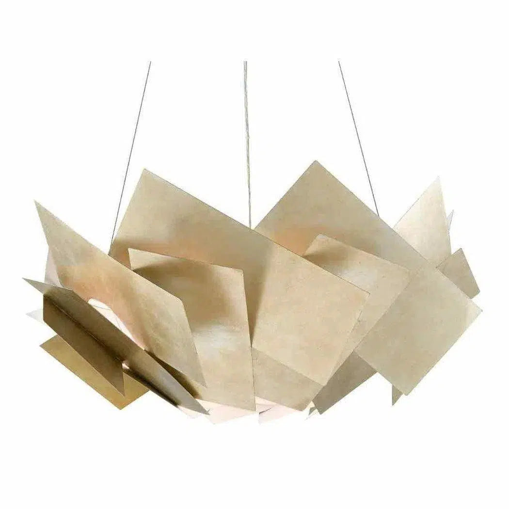 Art Deco Chandeliers for a Retro - Glam LookSilver Leaf Artiste Chandelier