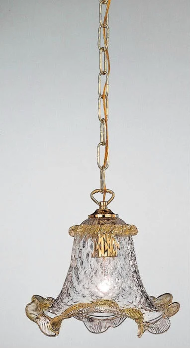 French Country Chandeliers with a Romantic AuraClassic Clear Murano Glass Ceiling Lantern With Gold Metal Trim French Country Chandeliers with a Romantic AuraClassic Clear Murano Glass Ceiling Lantern With Gold Metal Trim