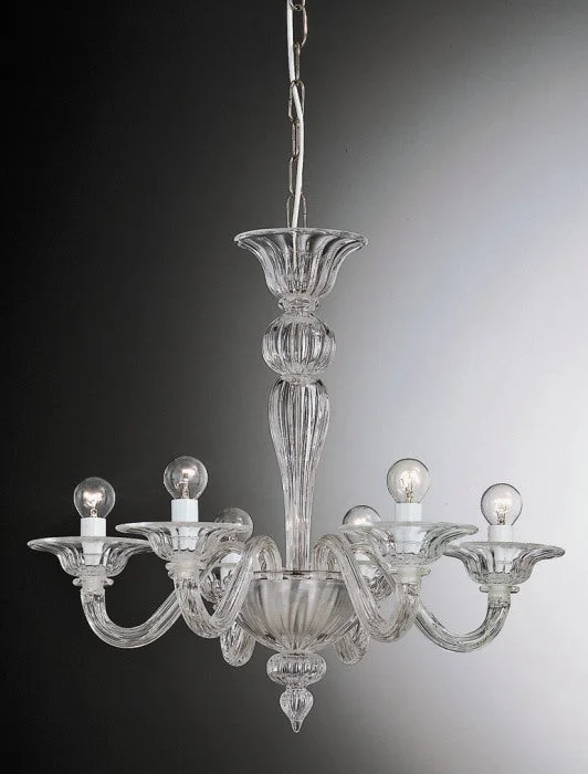 Chandeliers with Venetian Glass for a Luxurious LookClear Crystal Murano Glass Chandelier Chandeliers with Venetian Glass for a Luxurious LookClear Crystal Murano Glass Chandelier
