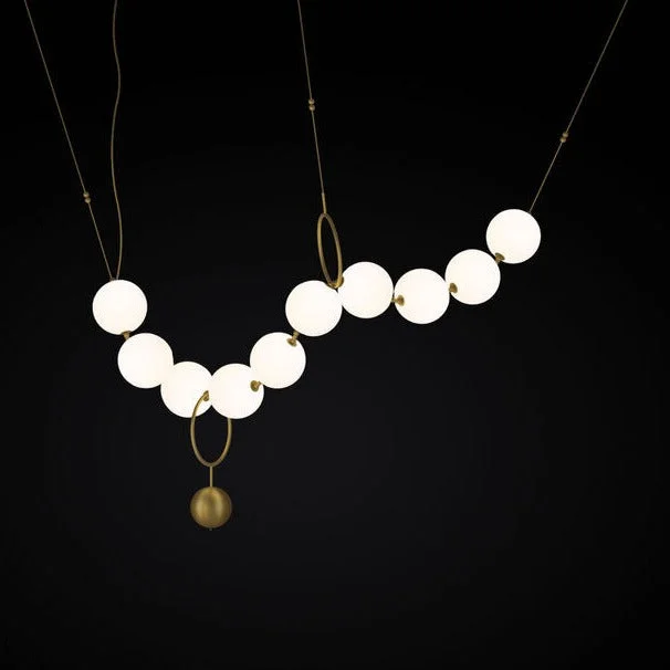 Chandeliers with Metal Frames in Bronze FinishCoco 01 Chandelier