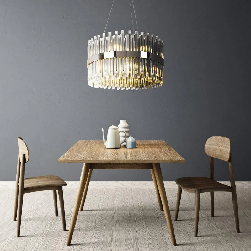 Small Chandeliers for Compact RoomsColmar 80cm Chandelier Nickel - RV Astley