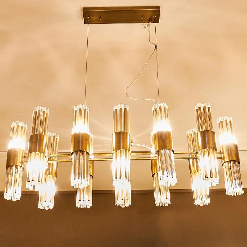 Industrial Iron Chandeliers for Loft - Inspired SpacesColmar Over Dining Table Chandelier - RV Astley