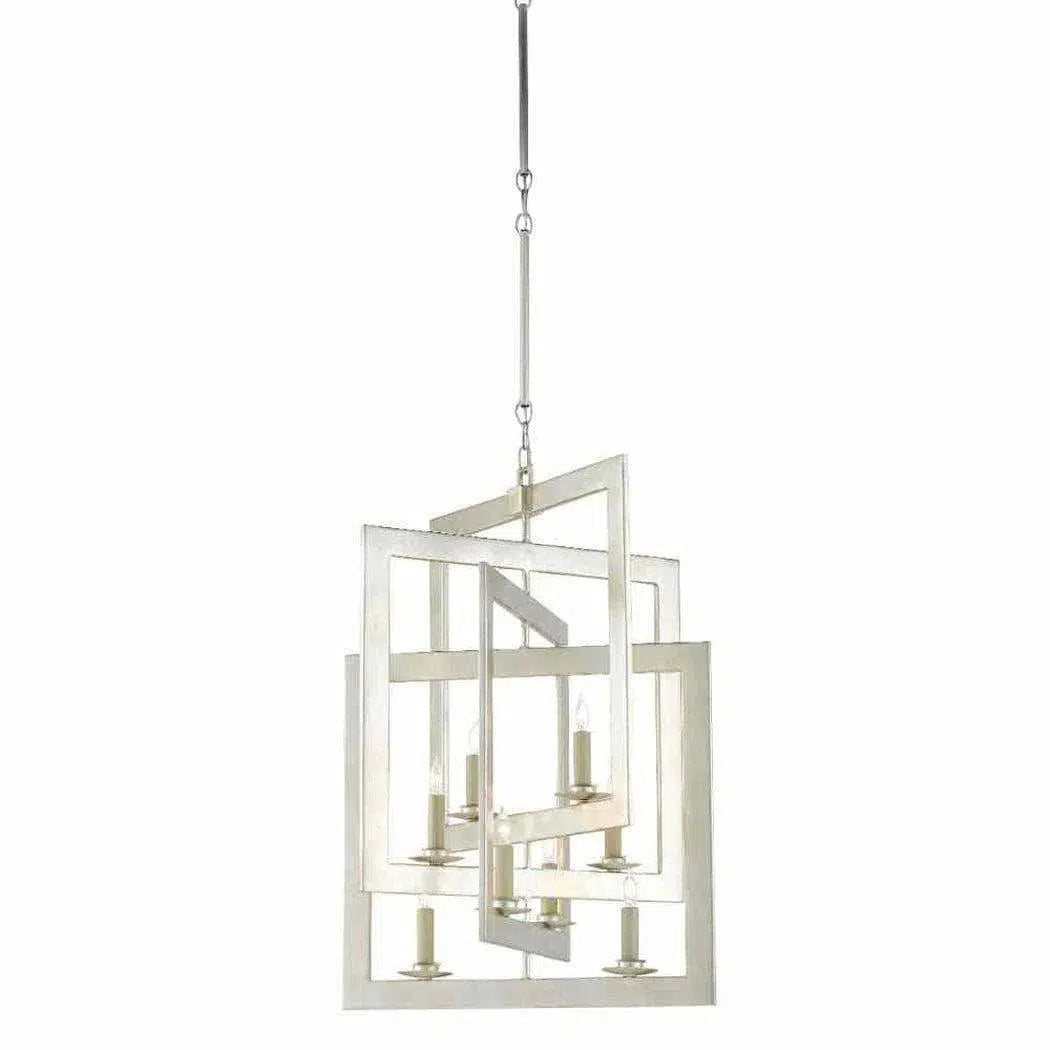 Modern Crystal Chandeliers for Contemporary HomesSilver Leaf Middleton Silver Small Chandelier
