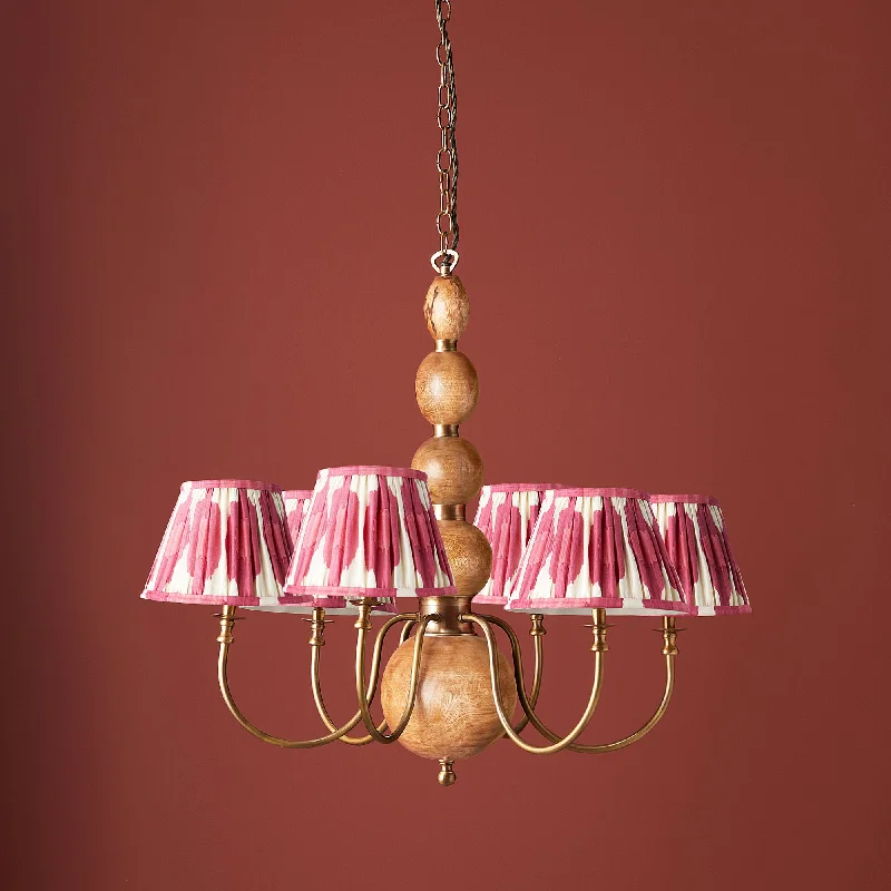 Ceiling - Mounted Chandeliers for Standard CeilingsDunnock chandelier in natural wood