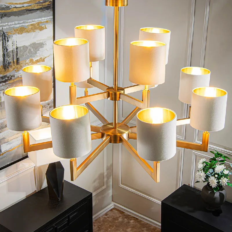 Chandeliers with Pendant Lights for a Stylish LookEalga 4+8 Arm Chandelier - RV Astley