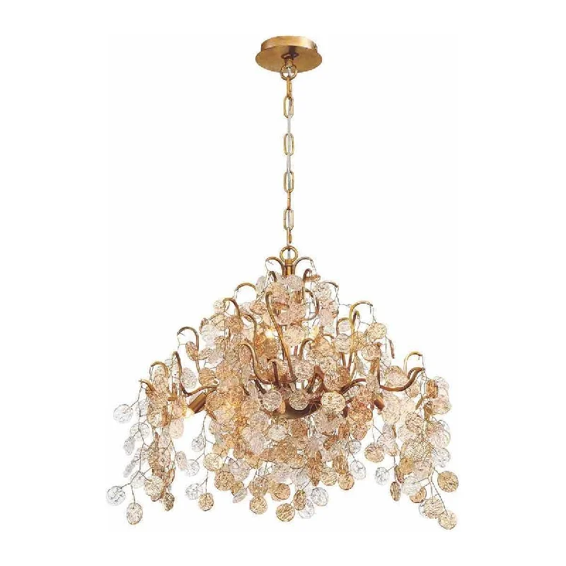 Chandeliers with Metal Frames in Silver FinishCampobasso Chandelier