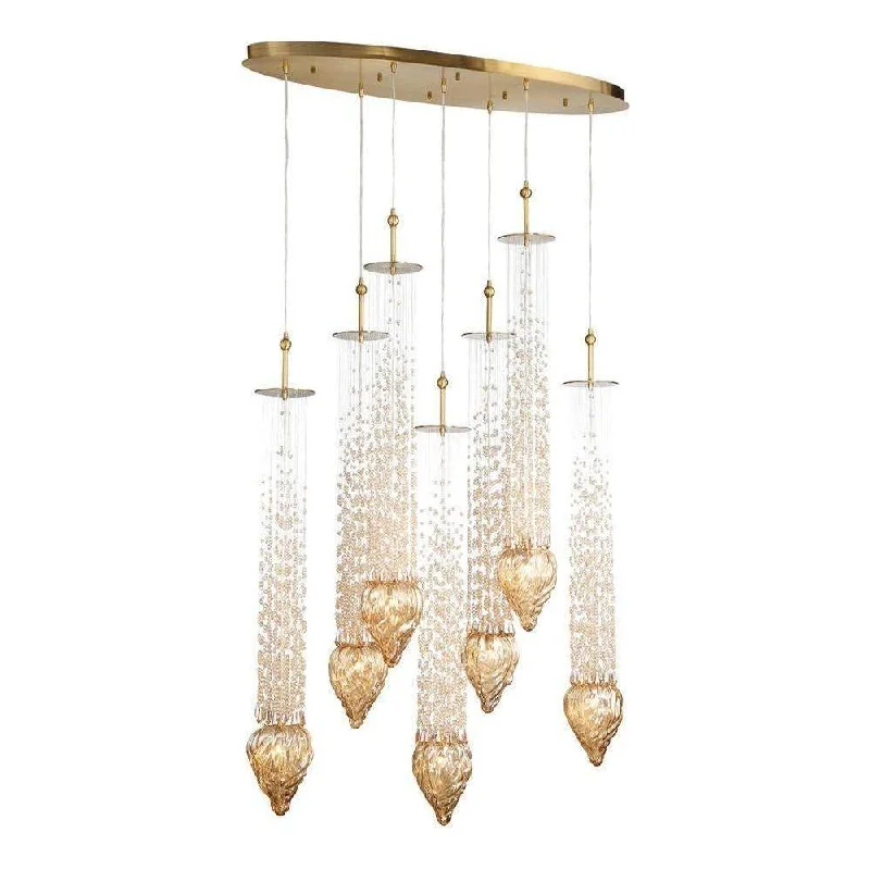 Chandeliers with Candle - Style Bulbs for a Classic AestheticCascata Chandelier