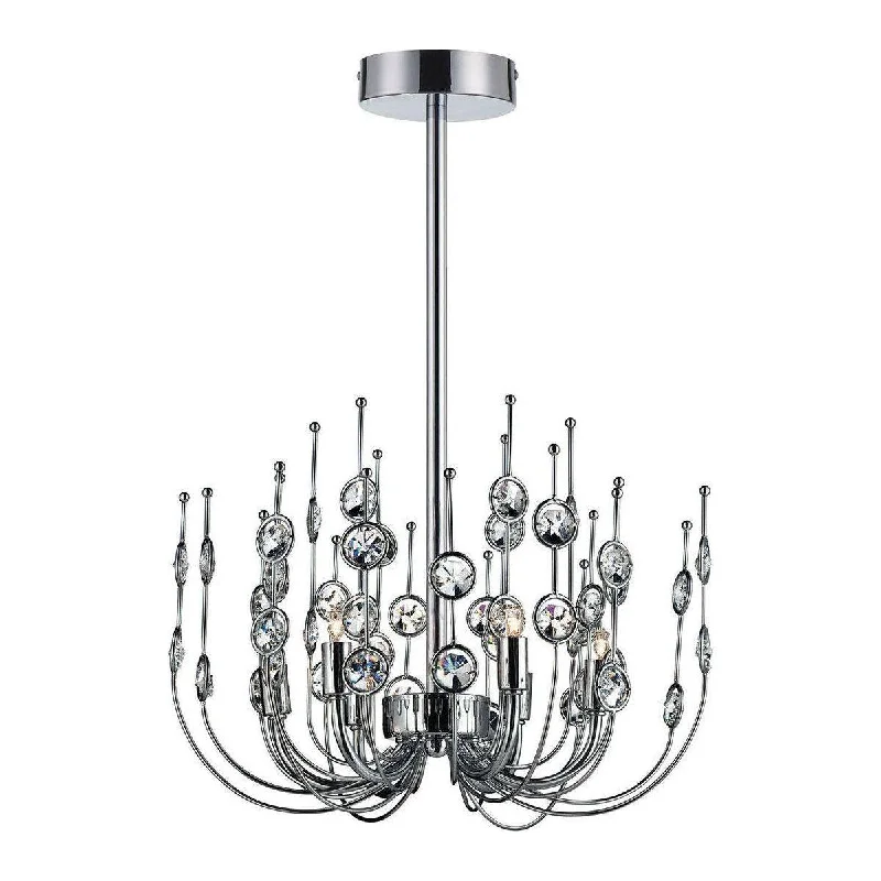 Chandeliers with Metal Frames in Black FinishVice Chandelier
