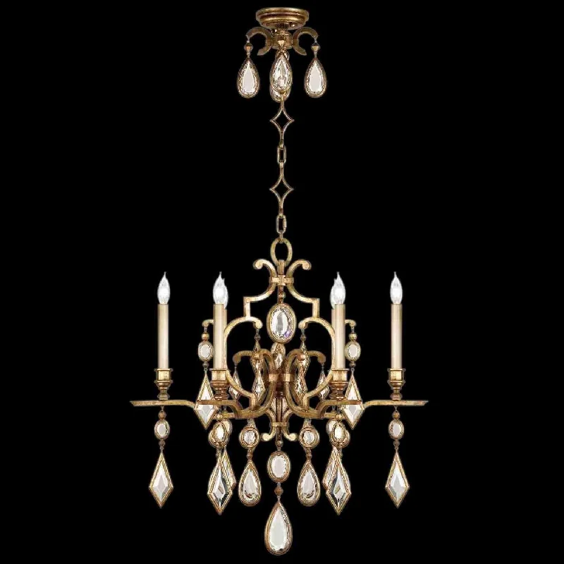 French Country Chandeliers with a Romantic AuraEncased Gems Chandelier