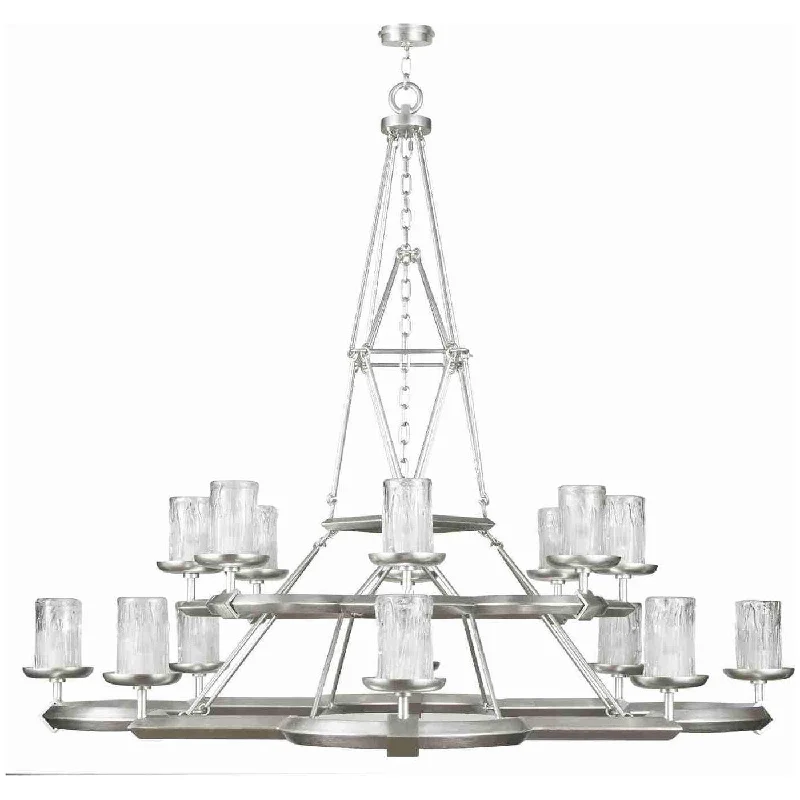 Chandeliers with Metal Frames in Bronze FinishLiaison Chandelier
