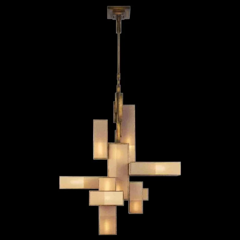 Chandeliers with Metal Frames in Black FinishPerspectives Chandelier
