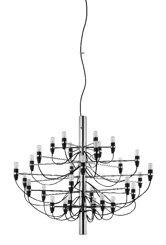 French Country Chandeliers with a Romantic AuraFLOS 2097/30 Suspension In Chrome With Frosted LED Bulbs Included - ID 9893 French Country Chandeliers with a Romantic AuraFLOS 2097/30 Suspension In Chrome With Frosted LED Bulbs Included - ID 9893