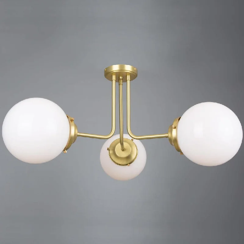 Mini Chandeliers for Adding Charm to Small SpacesHayes Flush Glass Globe Chandelier - Mullan Lighting Mini Chandeliers for Adding Charm to Small SpacesHayes Flush Glass Globe Chandelier - Mullan Lighting