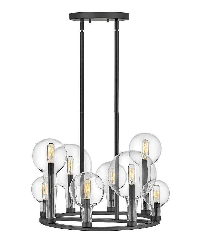 Chandeliers with Colored Glass for a Splash of ColorAlchemy LED Chandelier
