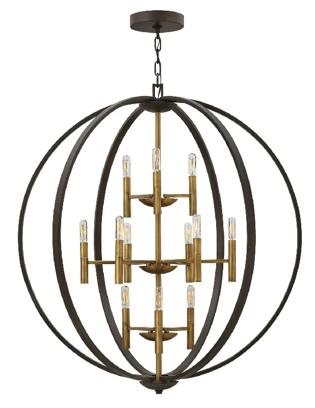 Chandeliers with Multiple Lights for Maximum IlluminationEuclid LED Foyer Chandelier