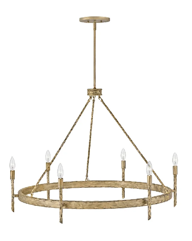 Oversized Chandeliers as a Statement Piece in Living RoomsTress LED Chandelier