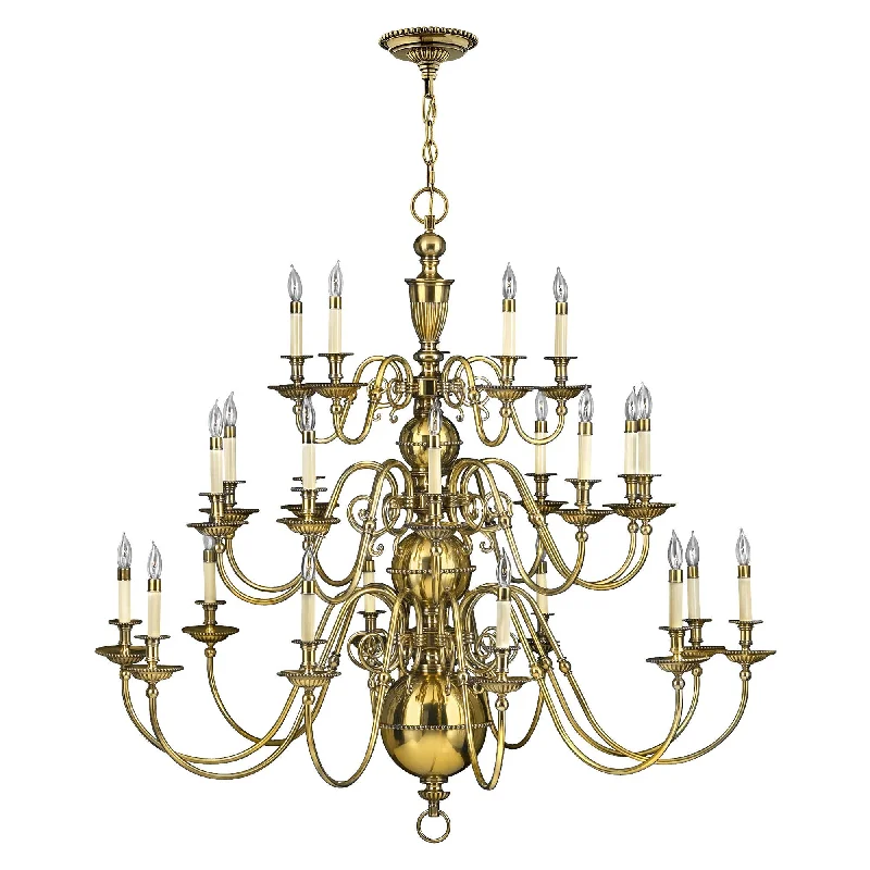 LED Chandeliers for Energy - Efficient LightingHolloway Solid Brass Classical 25 Arm Chandelier - ID 7175 LED Chandeliers for Energy - Efficient LightingHolloway Solid Brass Classical 25 Arm Chandelier - ID 7175