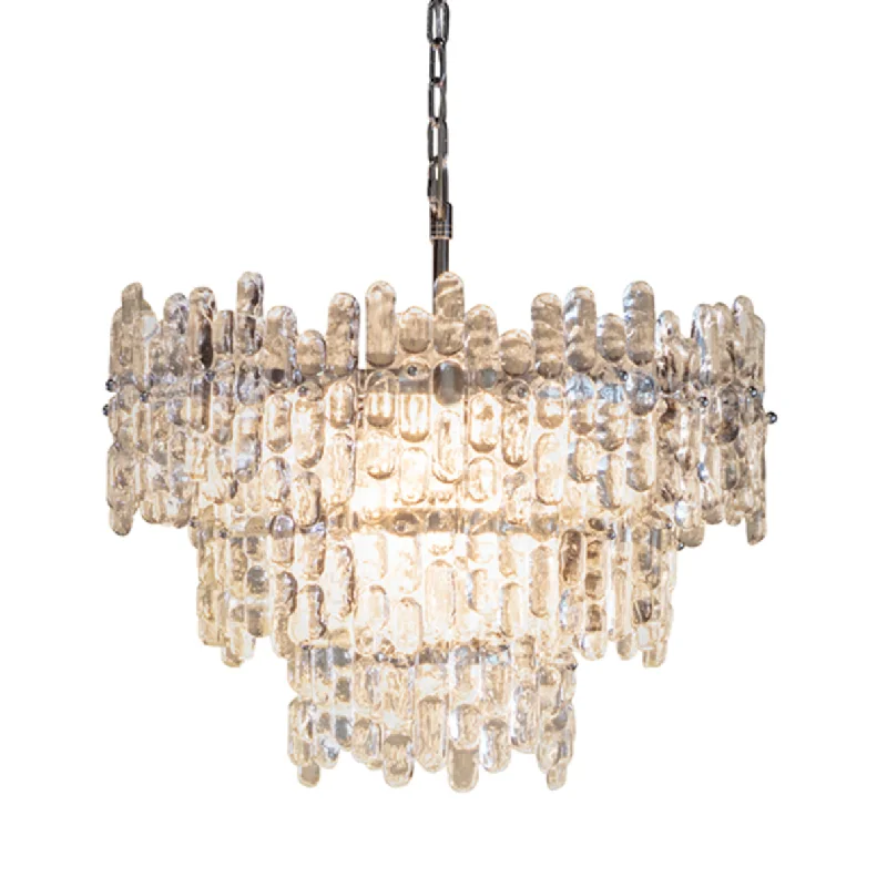 Bohemian - Style Beaded Chandeliers for Eclectic DecorIce 9 Arm Chandelier - ID 9639