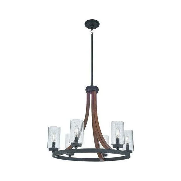 Chandeliers with Metal Frames in Bronze FinishGrand Bank Chandelier