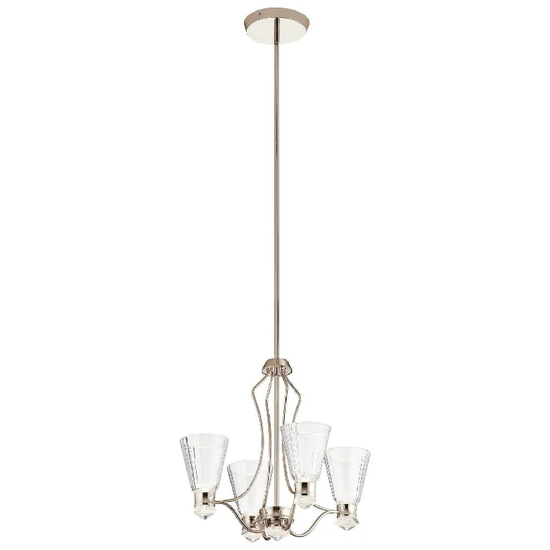 Incandescent Chandeliers for a Warm and Traditional GlowKayva Chandelier