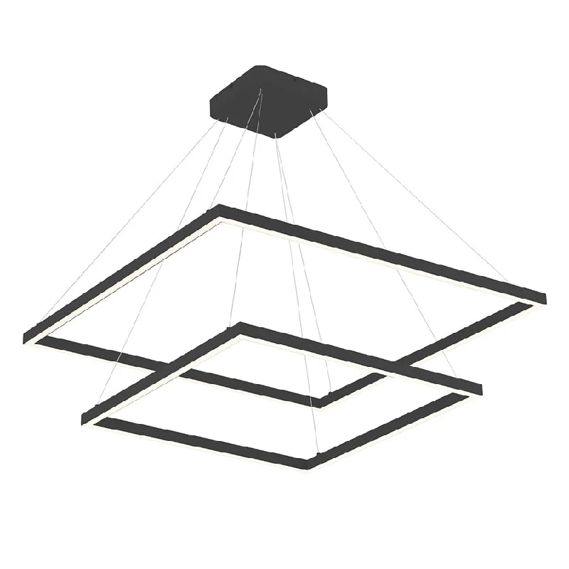 Chandeliers with Metal Frames in Black FinishChandelier Piazza