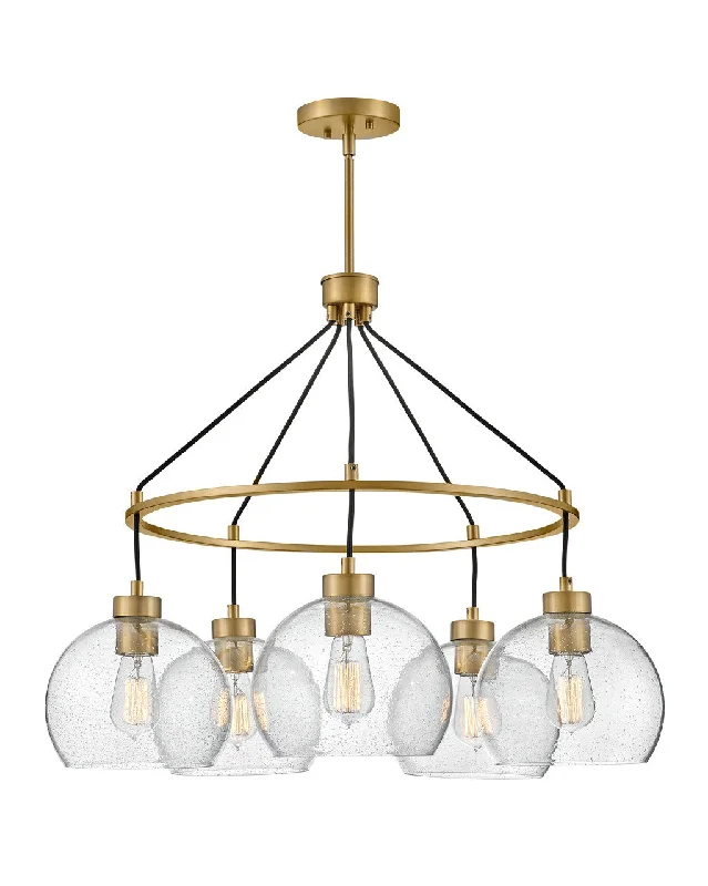 Chandeliers with Metal Frames in Gold FinishRumi LED Chandelier