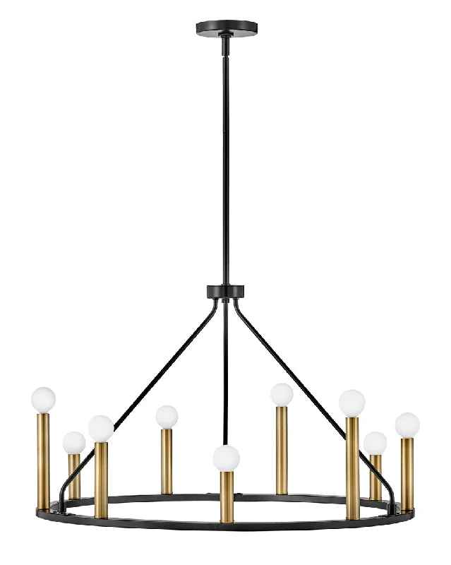 Chandeliers with Venetian Glass for a Luxurious LookLazlo LED Chandelier
