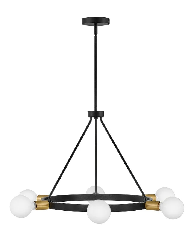 Industrial Iron Chandeliers for Loft - Inspired SpacesOrla LED Chandelier