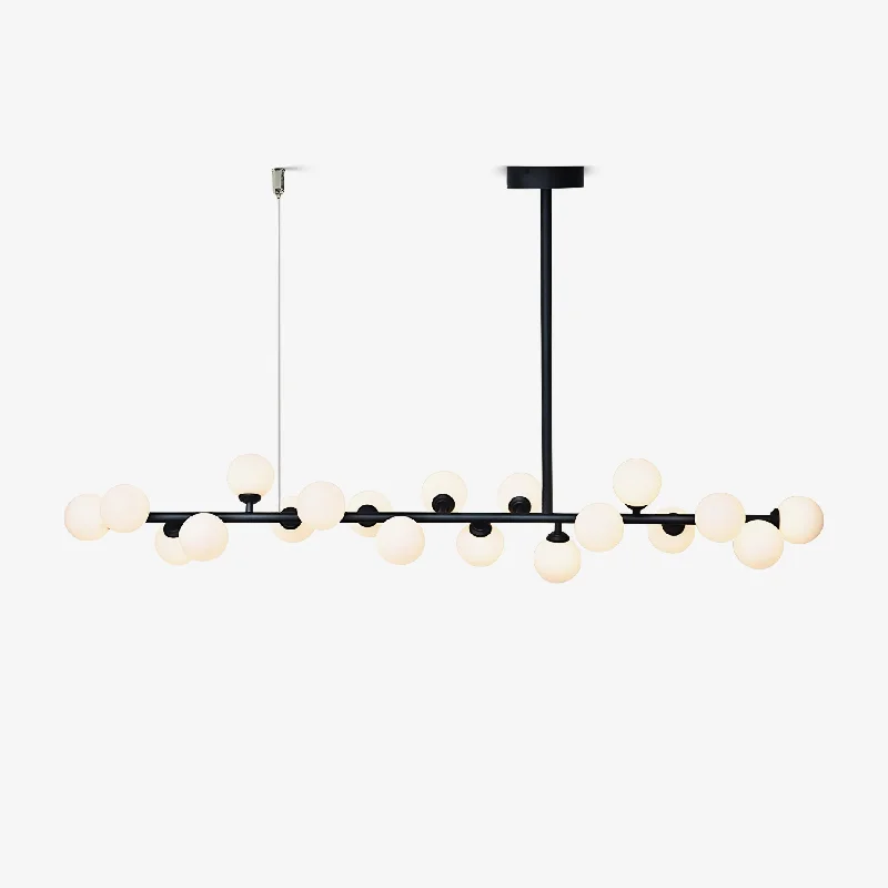 Chandeliers with Clear Crystal for a Sparkling EffectLinear Balls Chandelier