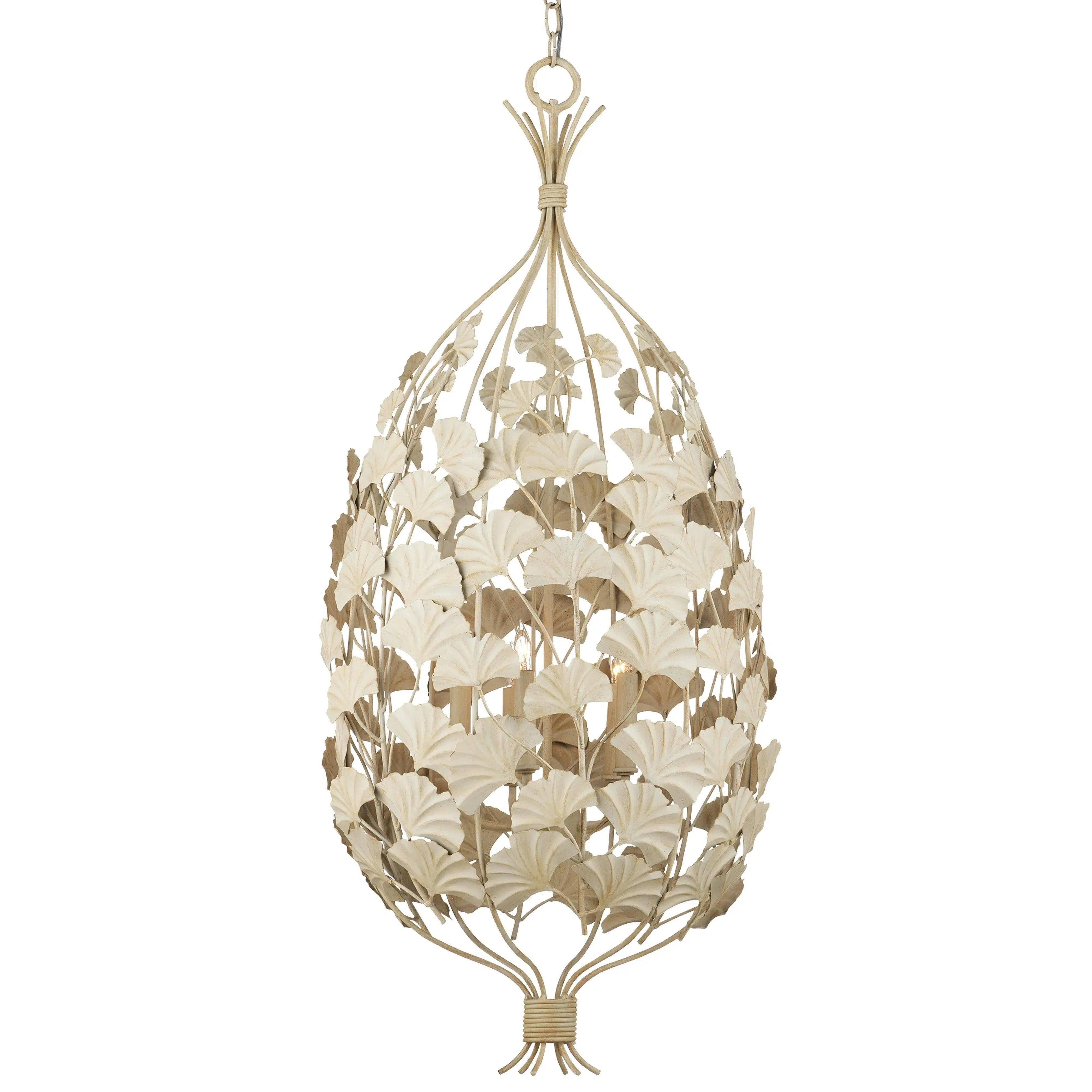 Chandeliers with Multiple Lights for Maximum IlluminationMaidenhair Cream Chandelier Chandeliers with Multiple Lights for Maximum IlluminationMaidenhair Cream Chandelier
