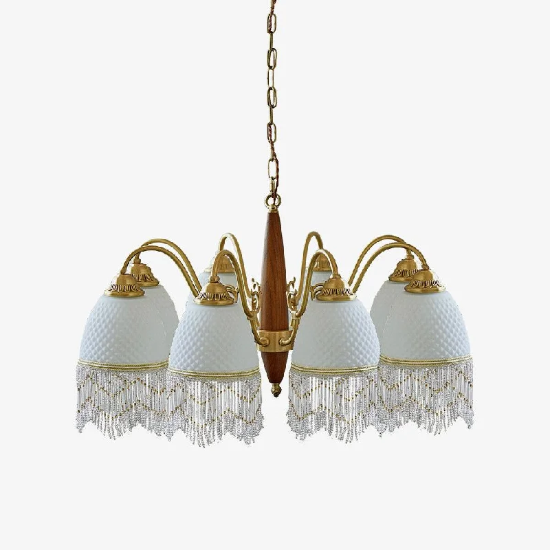 Chandeliers for Dining Rooms to Set the Mood for MealsMesh Tassel Glass Chandelier Chandeliers for Dining Rooms to Set the Mood for MealsMesh Tassel Glass Chandelier