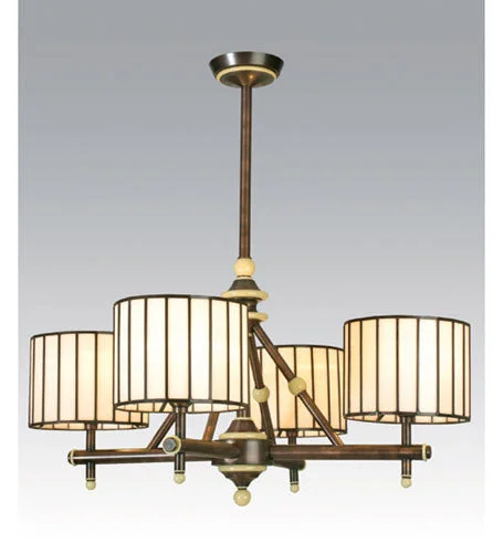 Chandeliers for Low Ceilings to Avoid OvercrowdingFour Light Chandelier