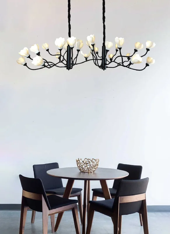 Minimalist Chandeliers for Sleek and Simple InteriorsMidnight Glow Chandelier
