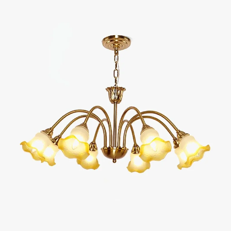 Victorian - Inspired Chandeliers with Ornate DetailsMorning Glory Chandelier