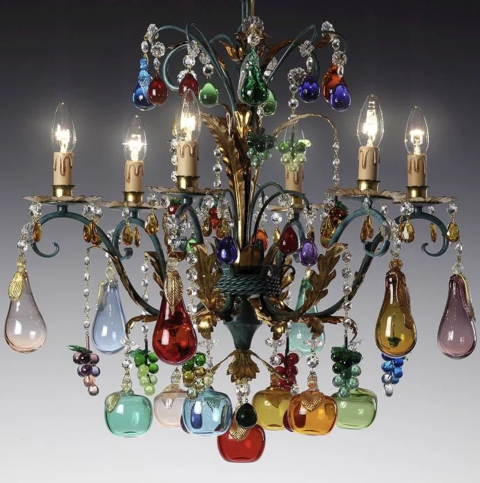 Modern Crystal Chandeliers for Contemporary HomesMurano Fruit Chandelier