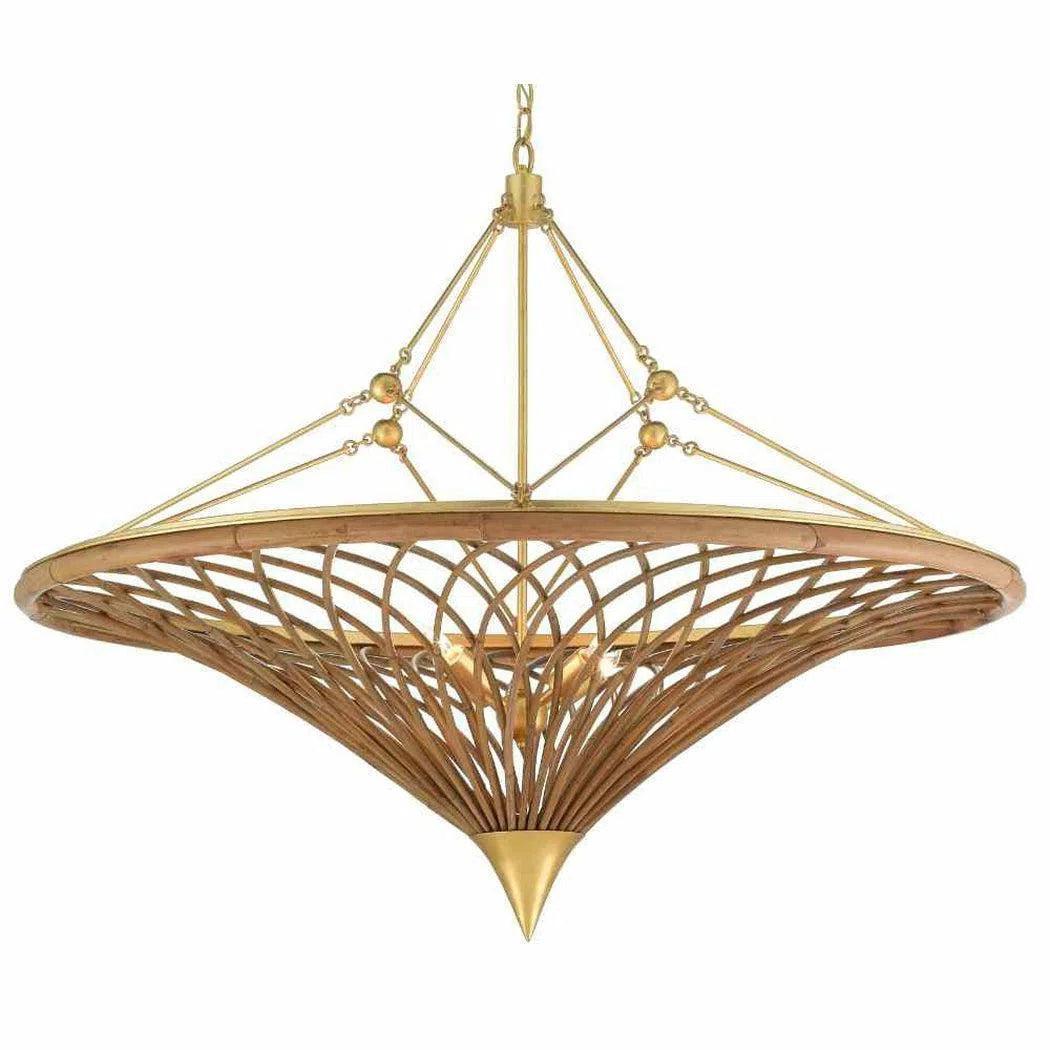 Ceiling - Mounted Chandeliers for Standard CeilingsNatural Gold Leaf Gaborone Chandelier Ceiling - Mounted Chandeliers for Standard CeilingsNatural Gold Leaf Gaborone Chandelier