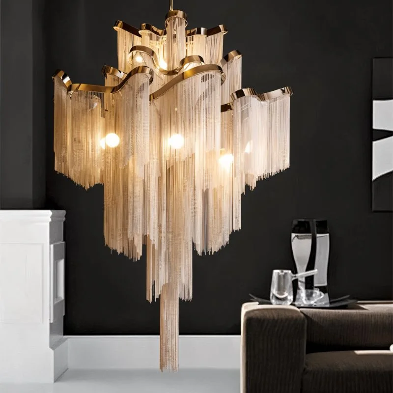 Chandeliers with Metal Frames in Copper FinishNazra Chandelier