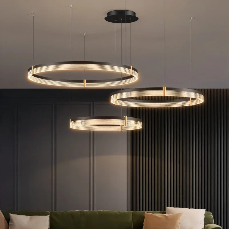 Chandeliers with Metal Frames in Black FinishNudara Chandelier
