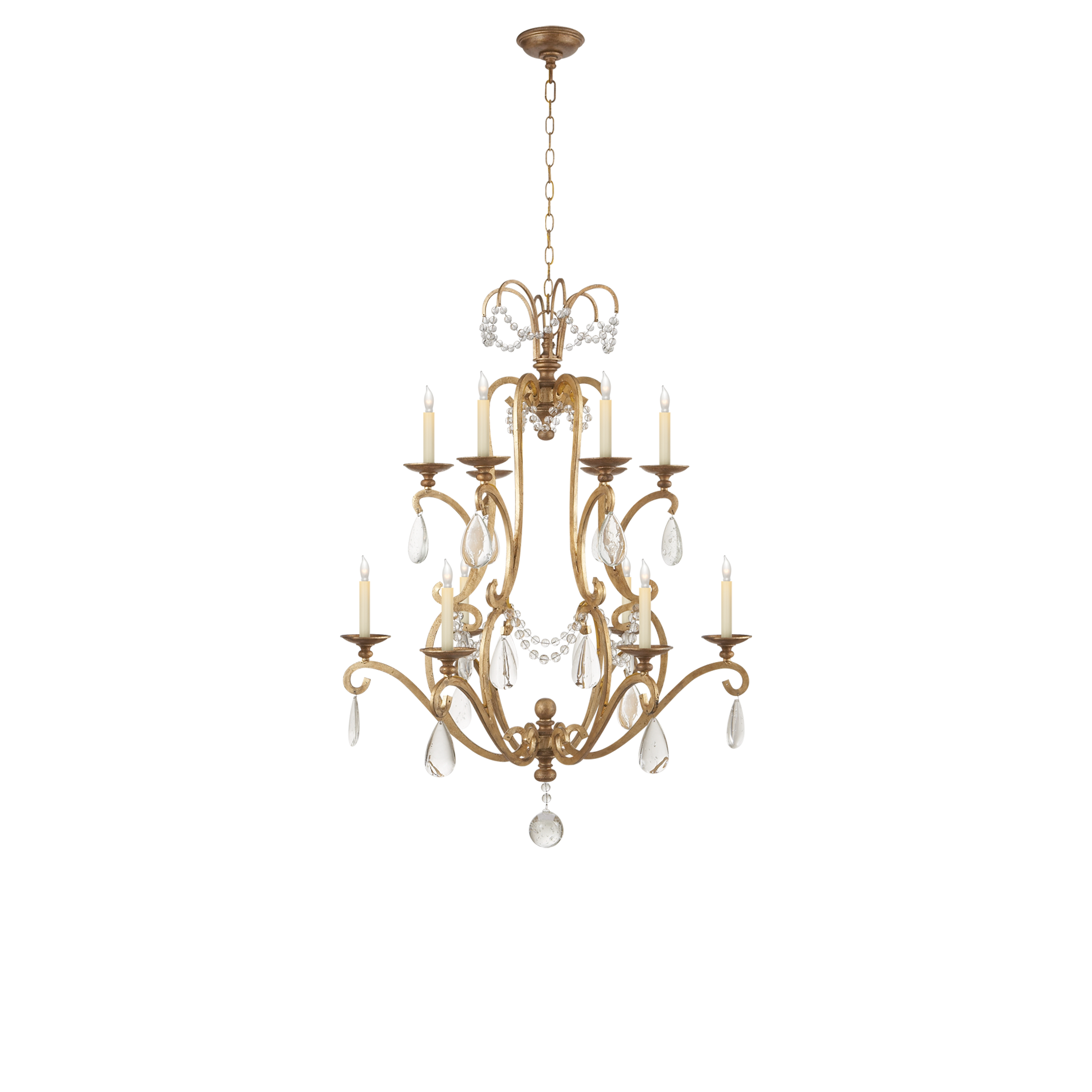 Chandeliers with Multiple Lights for Maximum IlluminationOrvieto Large Chandelier