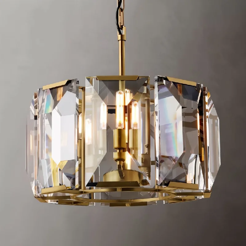 Chandeliers for Low Ceilings to Avoid OvercrowdingParai Round Chandelier