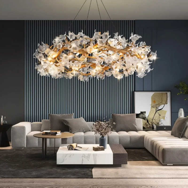 Minimalist Chandeliers for Sleek and Simple InteriorsPetala Crystal Round Chandelier Minimalist Chandeliers for Sleek and Simple InteriorsPetala Crystal Round Chandelier