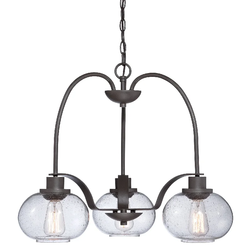 Chandeliers with Colored Glass for a Splash of ColorFortrose 3 Light Chandelier - ID 9222 Chandeliers with Colored Glass for a Splash of ColorFortrose 3 Light Chandelier - ID 9222