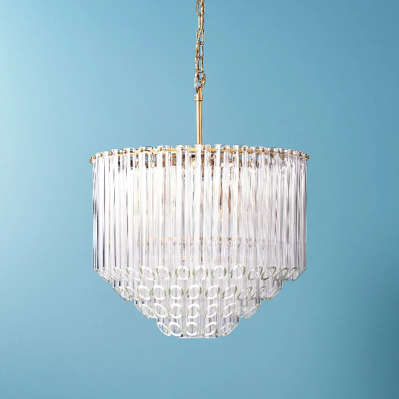 Chandeliers with Adjustable Arms for Directional LightingRegular Oldfield chandelier in clear glass Chandeliers with Adjustable Arms for Directional LightingRegular Oldfield chandelier in clear glass
