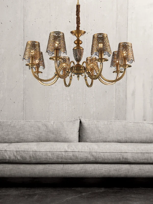 Chandeliers with Adjustable Arms for Directional LightingRochelle 8-Lamp Chandelier Chandeliers with Adjustable Arms for Directional LightingRochelle 8-Lamp Chandelier