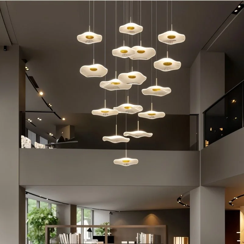 Traditional Brass Chandeliers for Classic InteriorsRotasu Staircase Chandelier