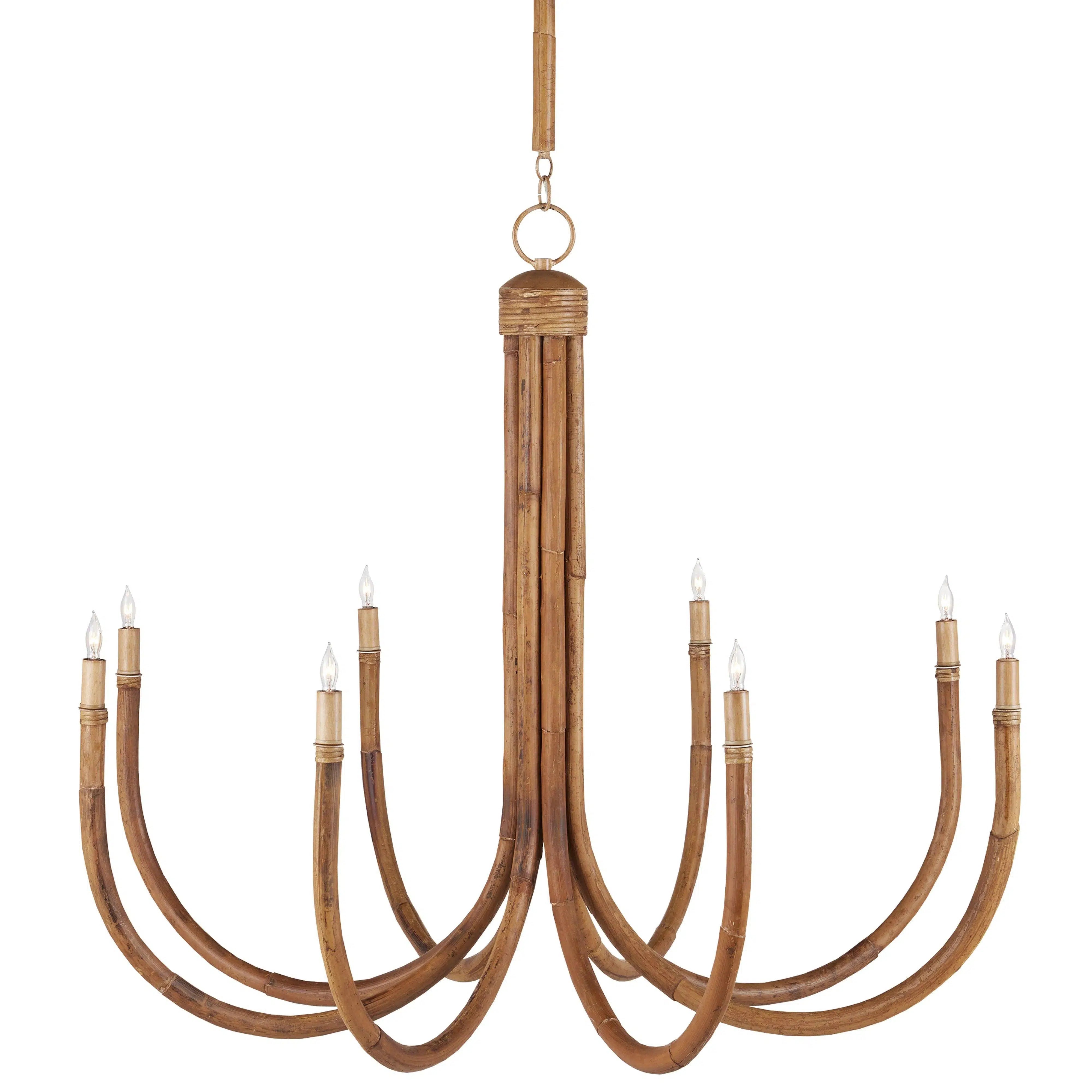 French Country Chandeliers with a Romantic AuraSamsara Rattan Chandelier