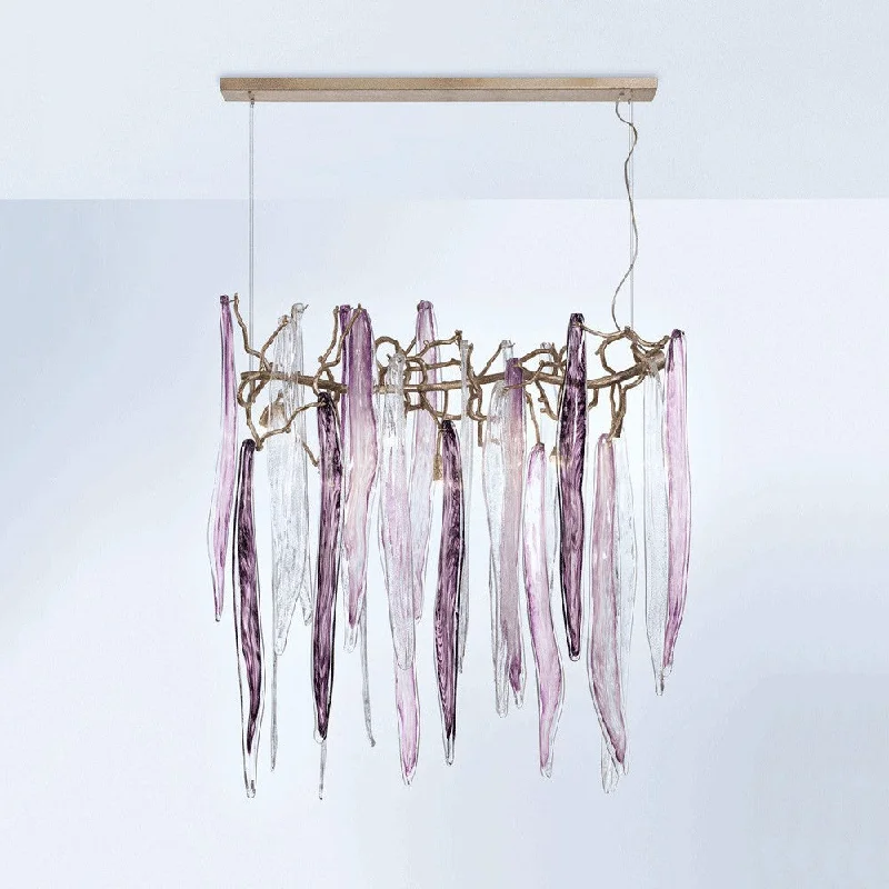 Traditional Brass Chandeliers for Classic InteriorsSerip Waterfall 7 Lamp Bespoke Chandelier