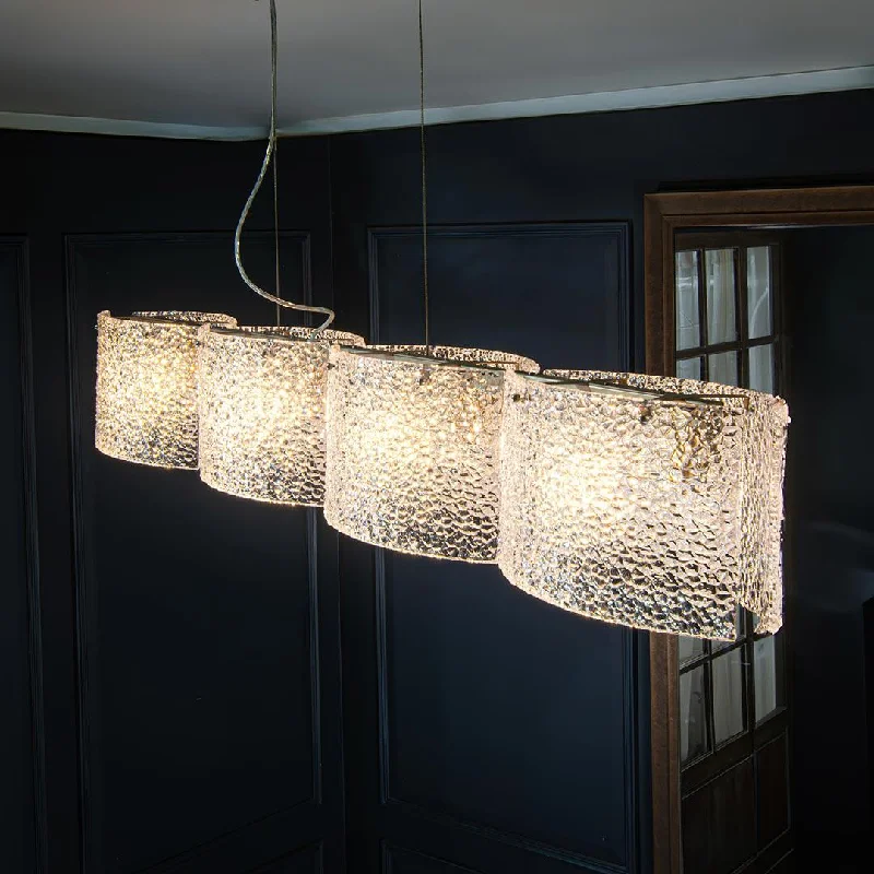 Chandeliers with Frosted Glass for a Softer Light DiffusionSidley Long Chandelier - RV Astley