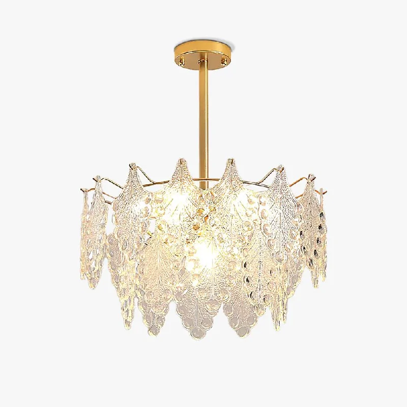 Chandeliers with Sputnik - Style Design for a Futuristic VibeTiered Carved Glass Chandelier Chandeliers with Sputnik - Style Design for a Futuristic VibeTiered Carved Glass Chandelier
